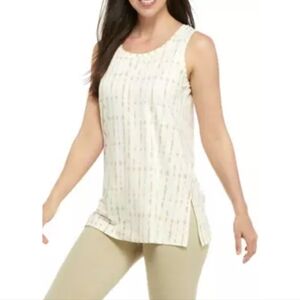 NWOT-Wonderly women's tank top. Sz S. Color: cream/tan.